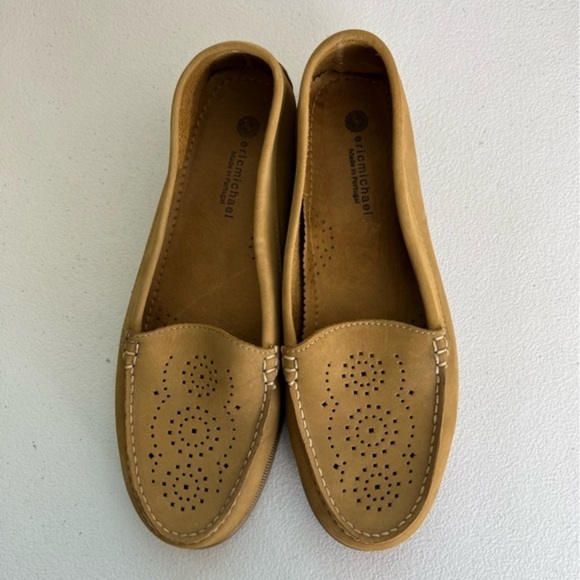 Eric Michael Flat Loafer slip on shoes size 41 9.5 -10 - Picture 1 of 5